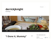 Tablet Screenshot of derrickjknight.com